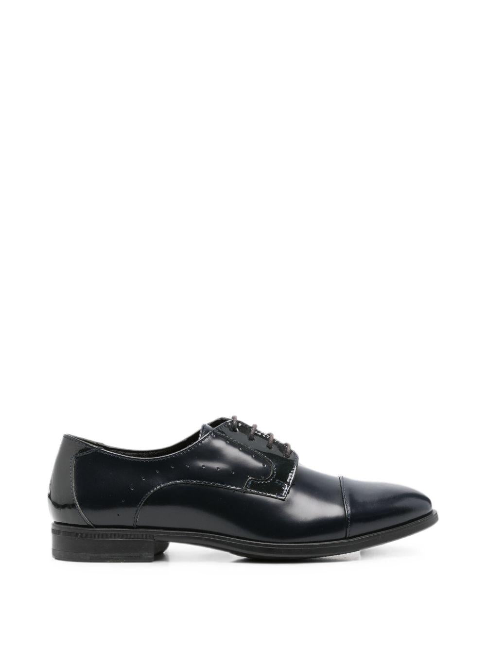 nero Scarpa Nera Spazzolata C/fori 44Z9553 BLU CARLO PIGNATELLI 