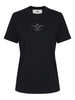 T-shirt in Cotone con Stampa e Maniche Corte