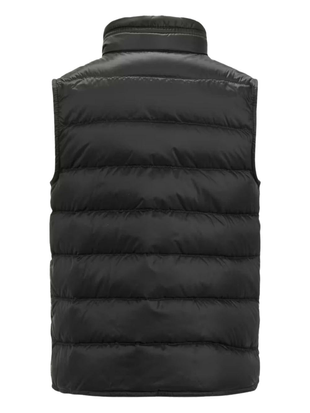 Gilet imbottito in poliammide con zip L19541A00034597YF 999 MONCLER KIDS 