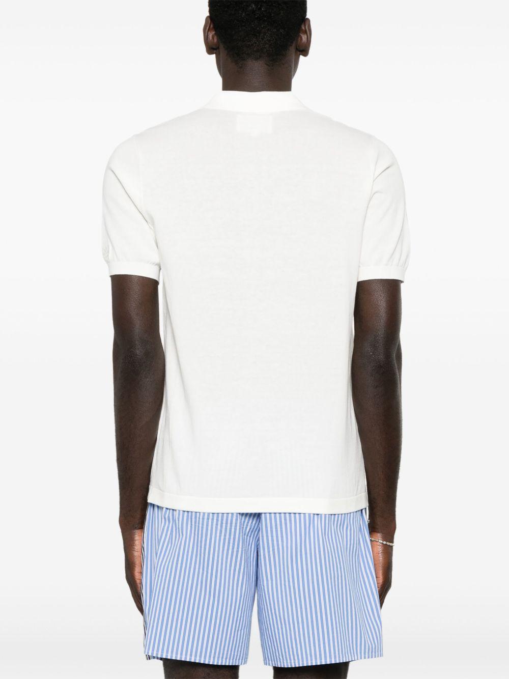 Polo Sloan in maglia bianca SLO0001 00136H MC2 SAINT BARTH 