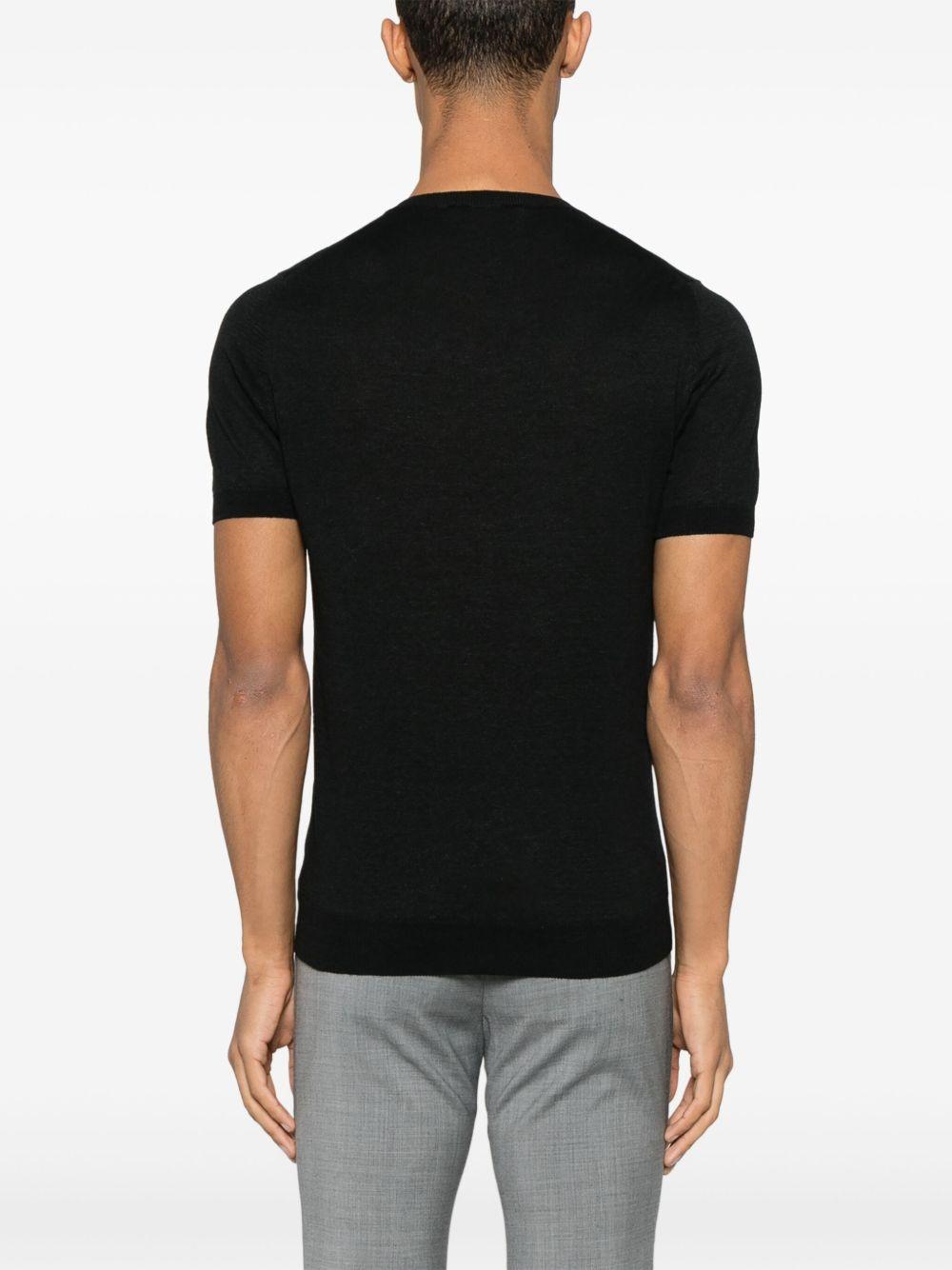 T-shirt Josh  in filo nera