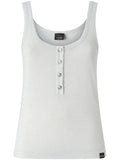 Metallic Silver Chimera Tank Top