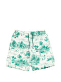 Costume boxer stampato con coulisse