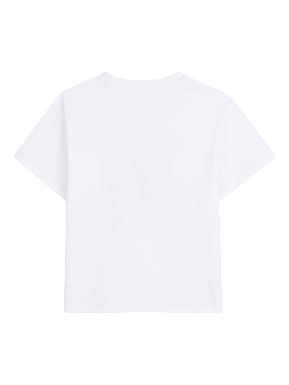 T-shirt in cotone con stampa tigre K61676 10P KENZO KIDS 