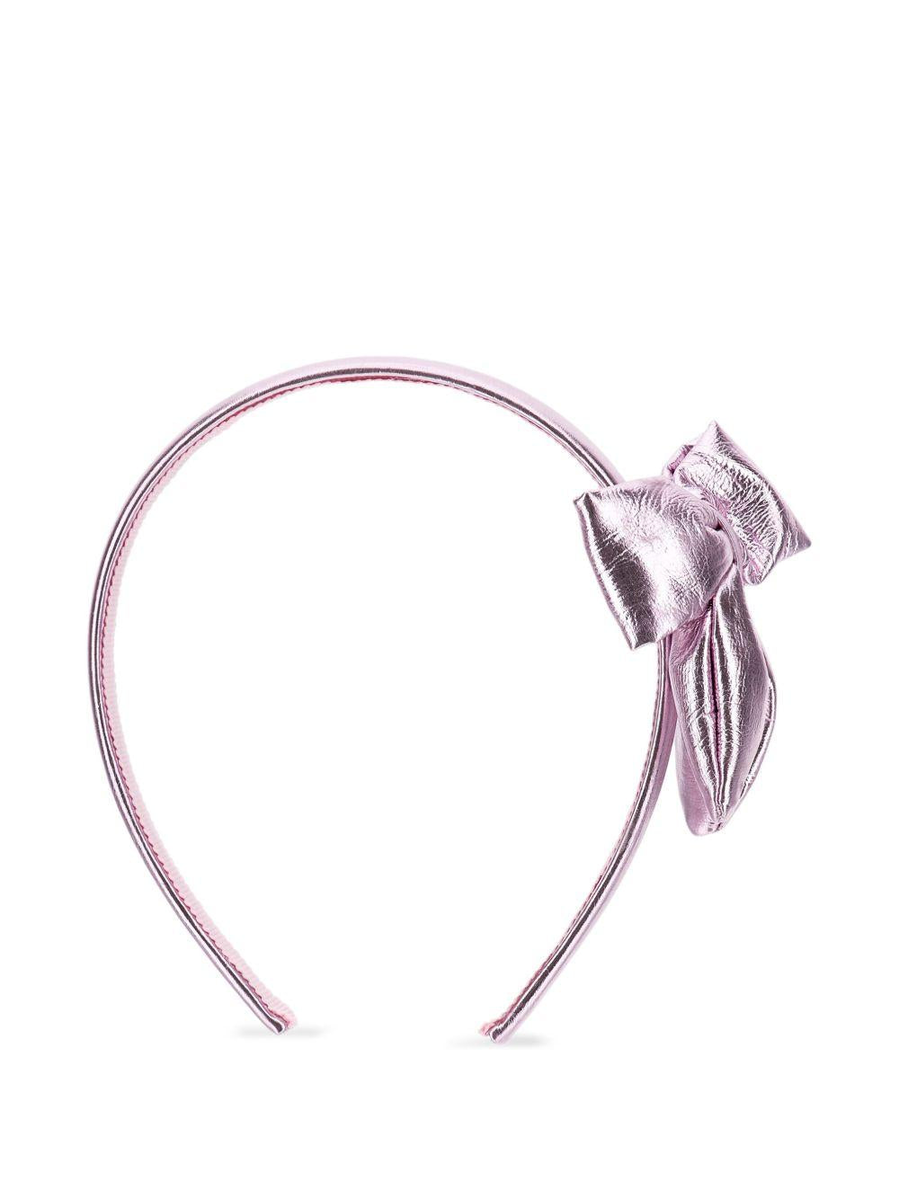 Cerchietto Rosa Cipria con Fiocco 17F0016073 0090 MONNALISA KIDS 