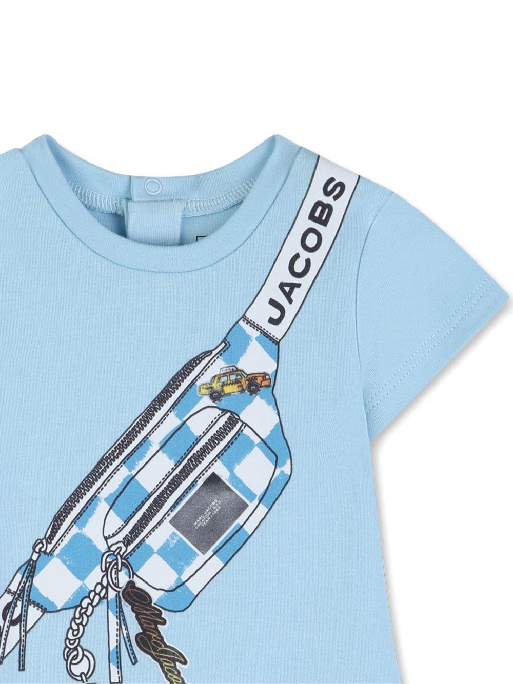 Tutina in cotone organico con chiusura a bottoni W60807# 77B MARC JACOBS KIDS 