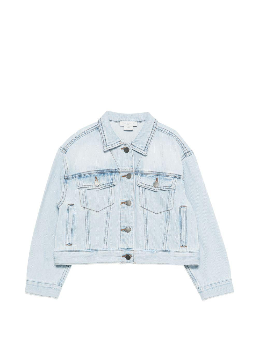 Giacca di jeans con bottoni metallici TY2A67Z0746 600 STELLA MCCARTNEY KIDS 