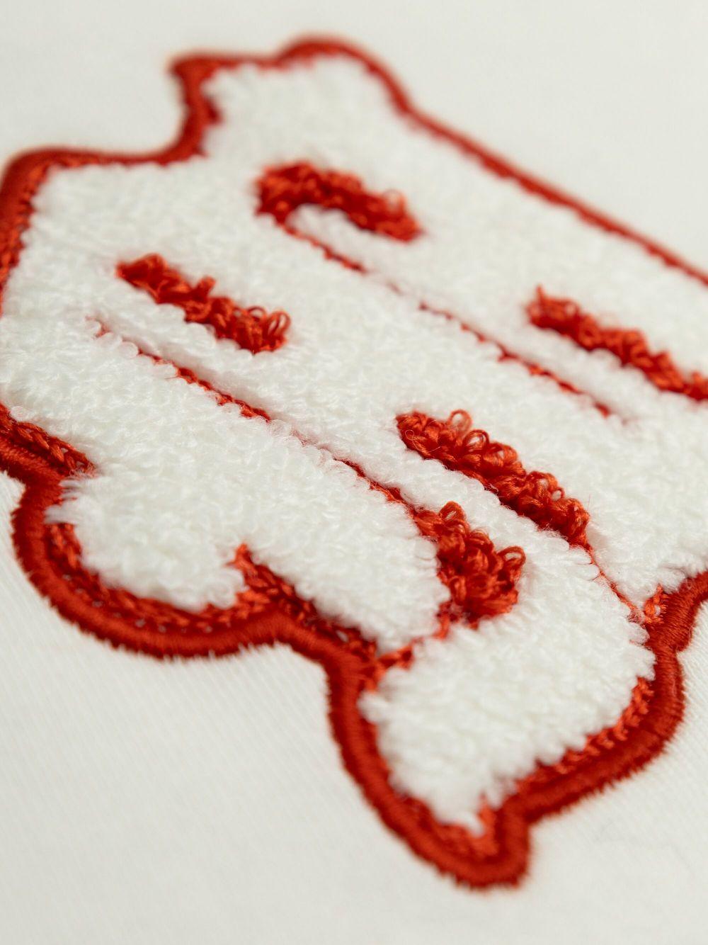 Bermuda panna patch lettere