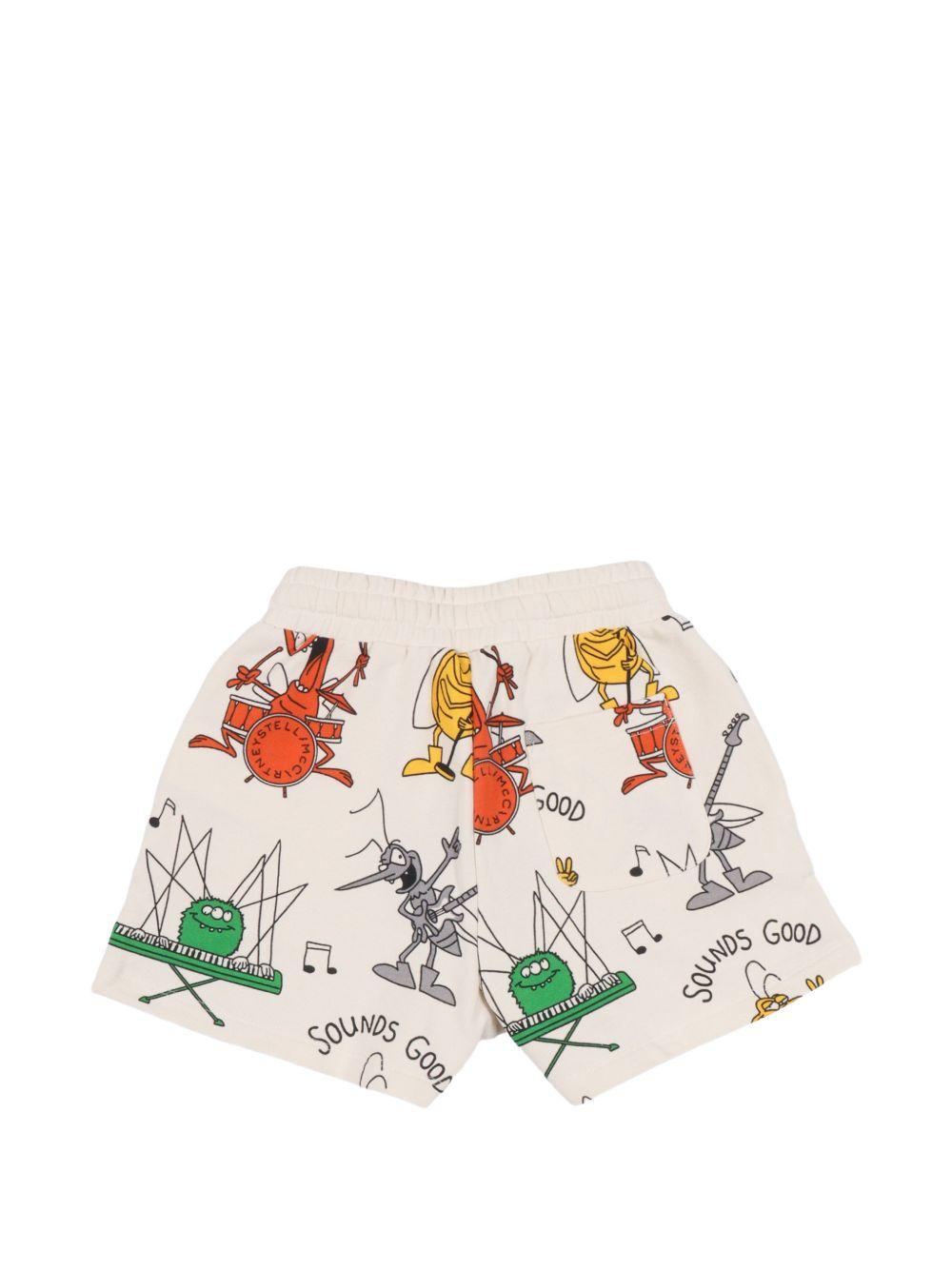 Shorts con stampa Looney Tunes TY6P49Z3522 137MC STELLA MCCARTNEY KIDS 