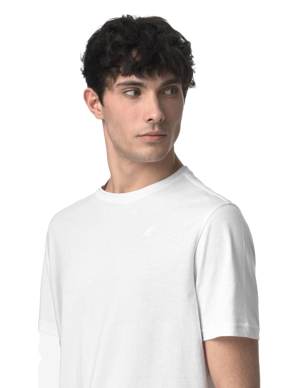 T-shirt odom bianca K7125UW 001 K-WAY 