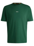 Green mini chest logo T-shirt