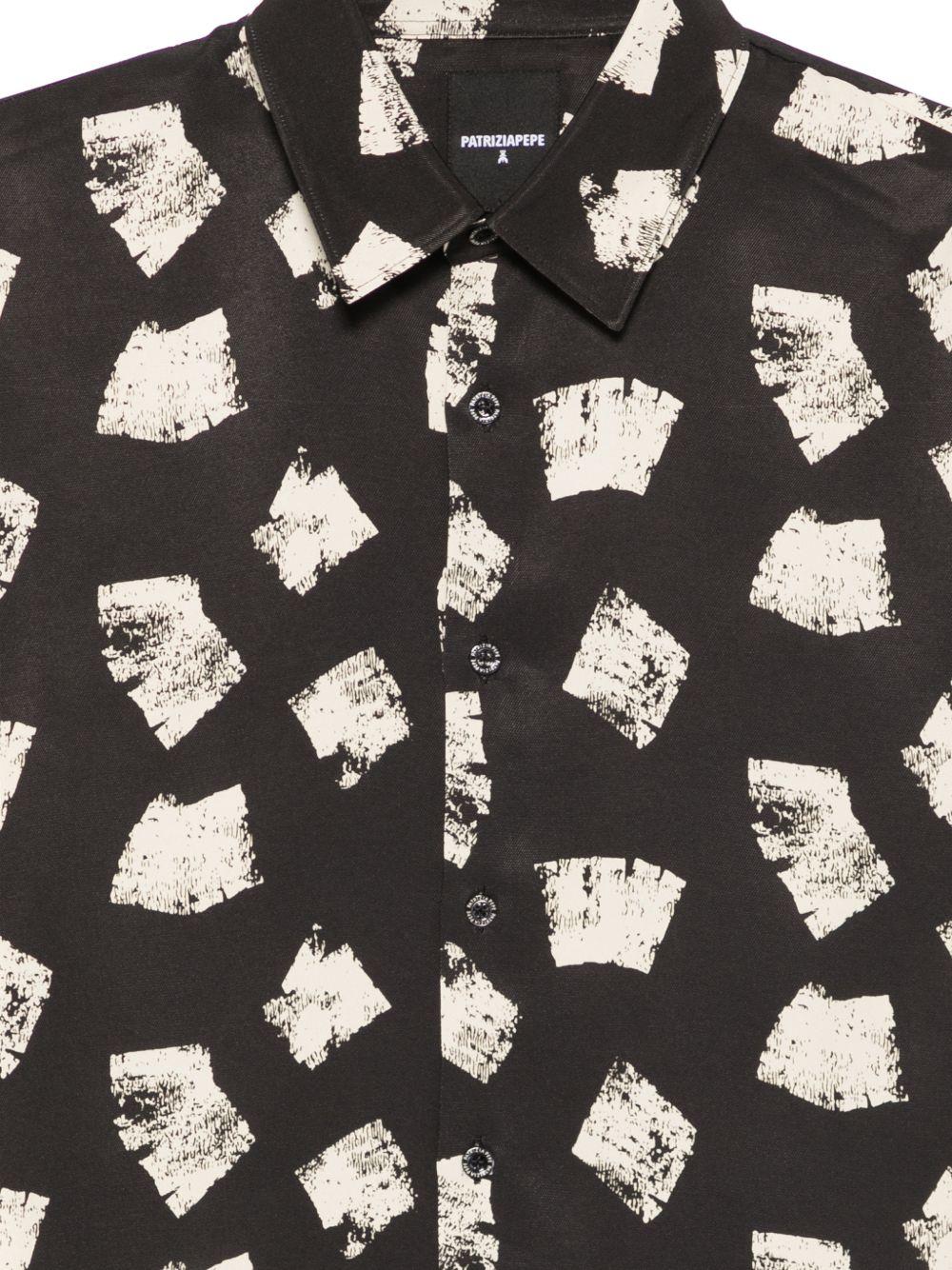 Camicia in viscosa con stampa 5C0310A093 FG79 PATRIZIA PEPE 