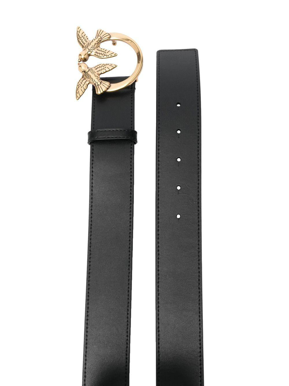 Cintura love berry nera e oro h4
