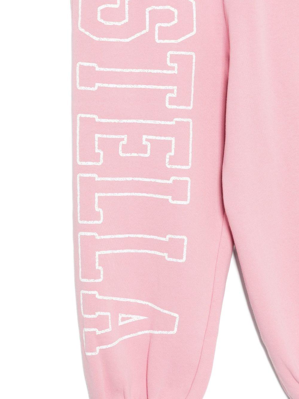 Pantaloni Sportivi Rosa Chiaro per Bambini con Stampa TX6C50Z0453 51L STELLA MCCARTNEY KIDS 