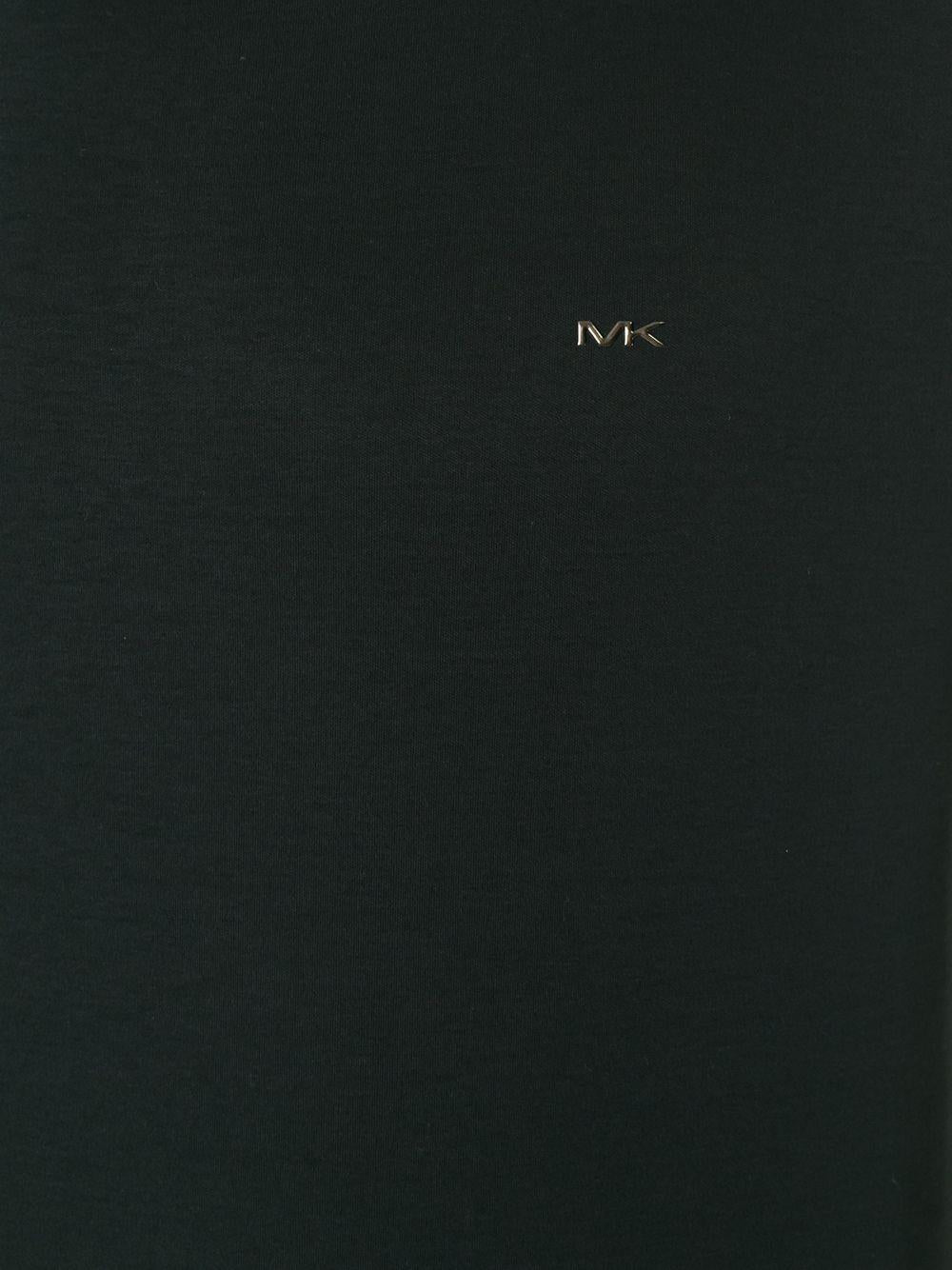T-shirt nera mini logo  petto CB95FJ2C93 001 MICHAEL KORS 