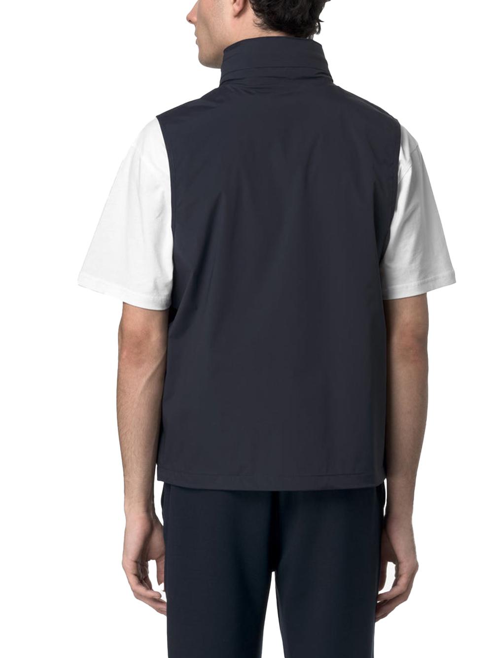 Gilet valen stretch nylon jersey blu