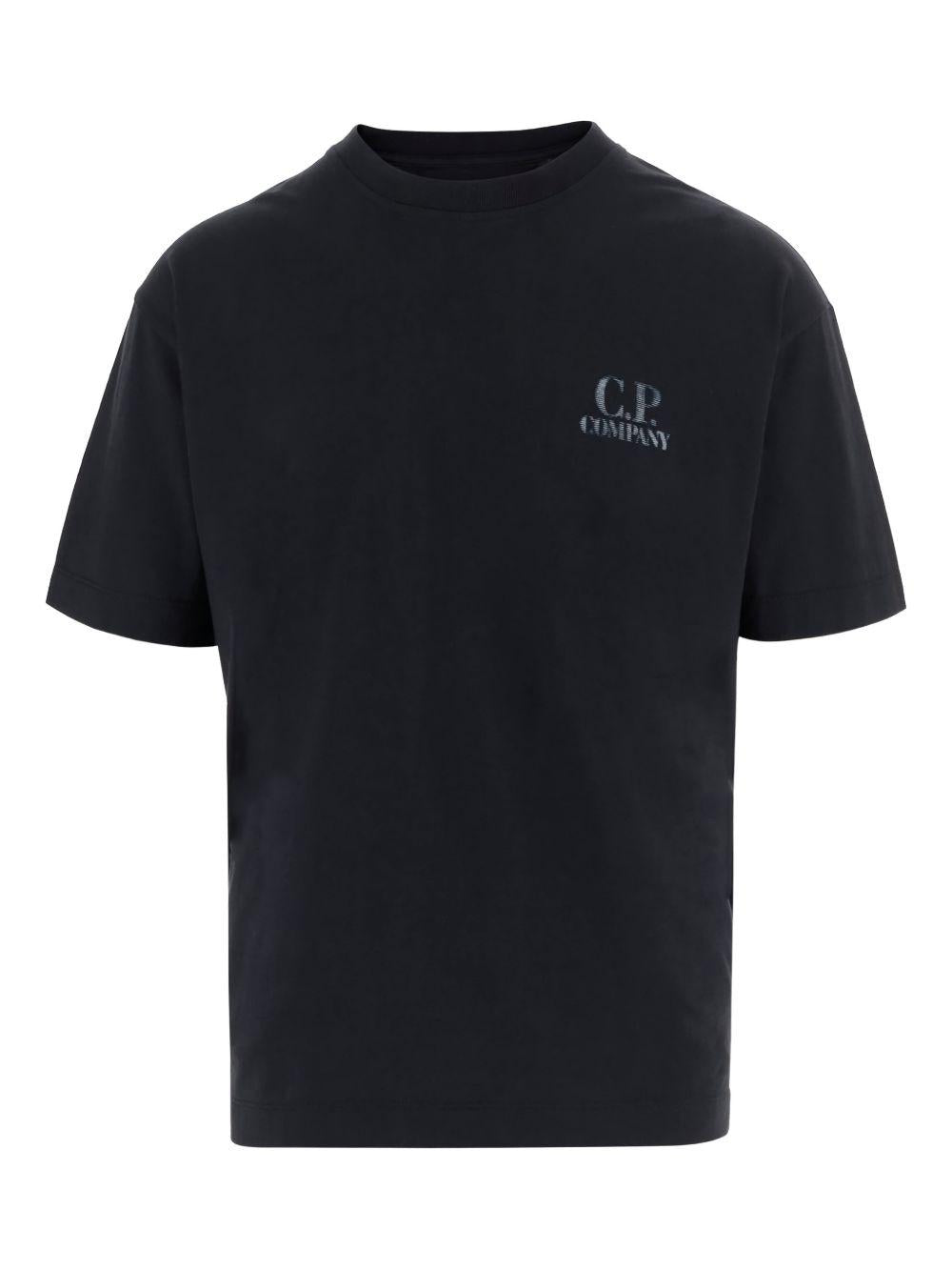 T-shirt in cotone con stampa posteriore 20CMTS143A110579W 888 CP COMPANY 