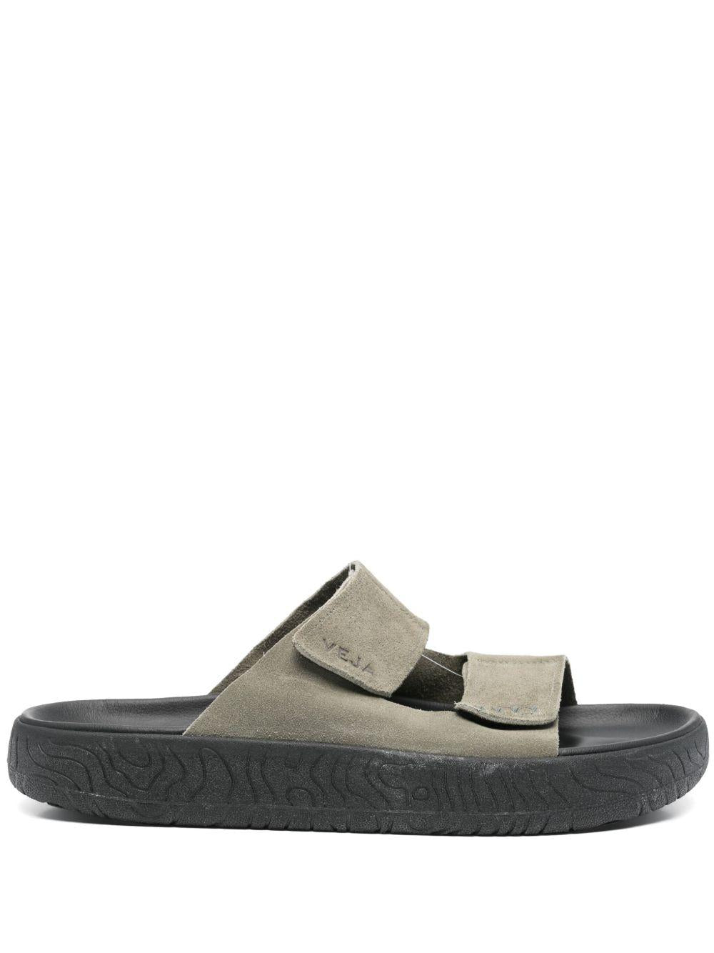 Sandali con doppia fascia regolabile SA3220676 KAKIBLACK VEJA 