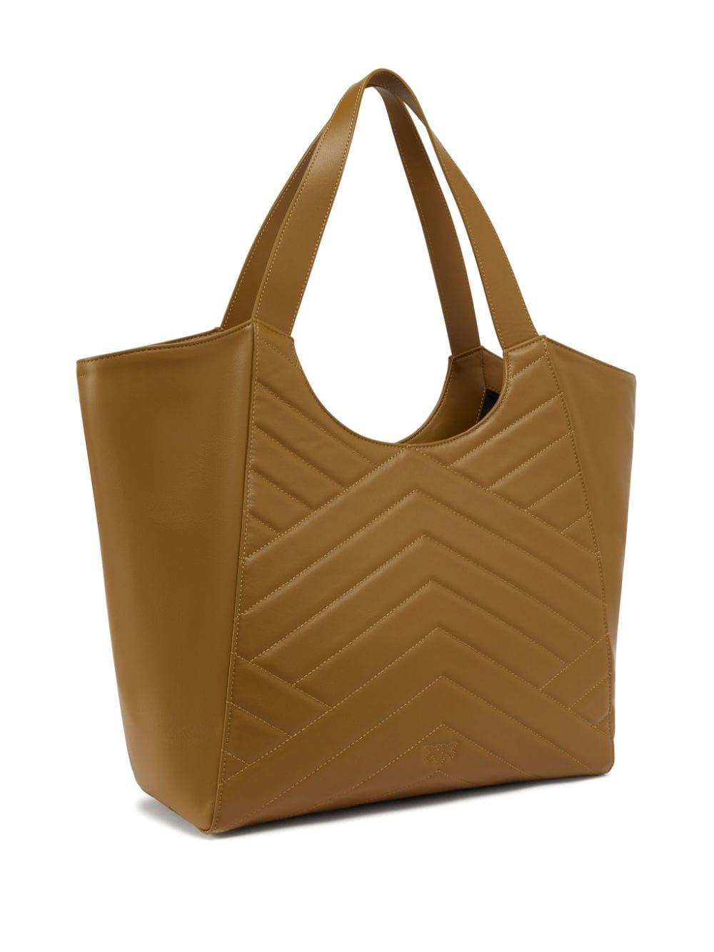 Borsa Tote puzzle verde oliva