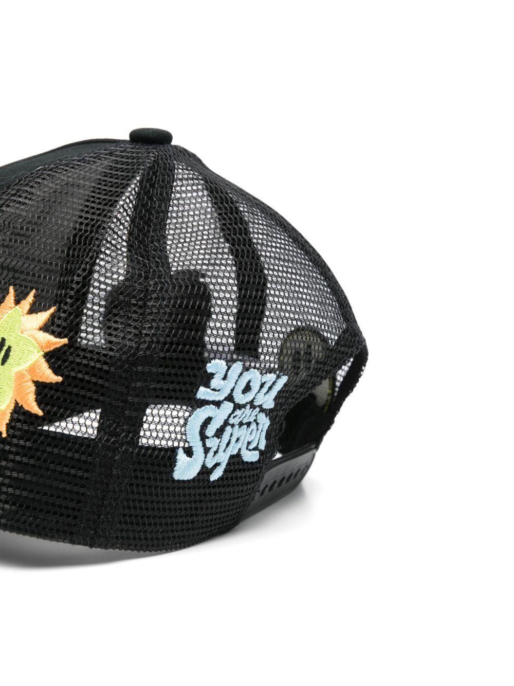 Cappello baseball nero logo ricamo