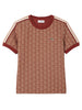 T-shirt coccio logo monogram all-over