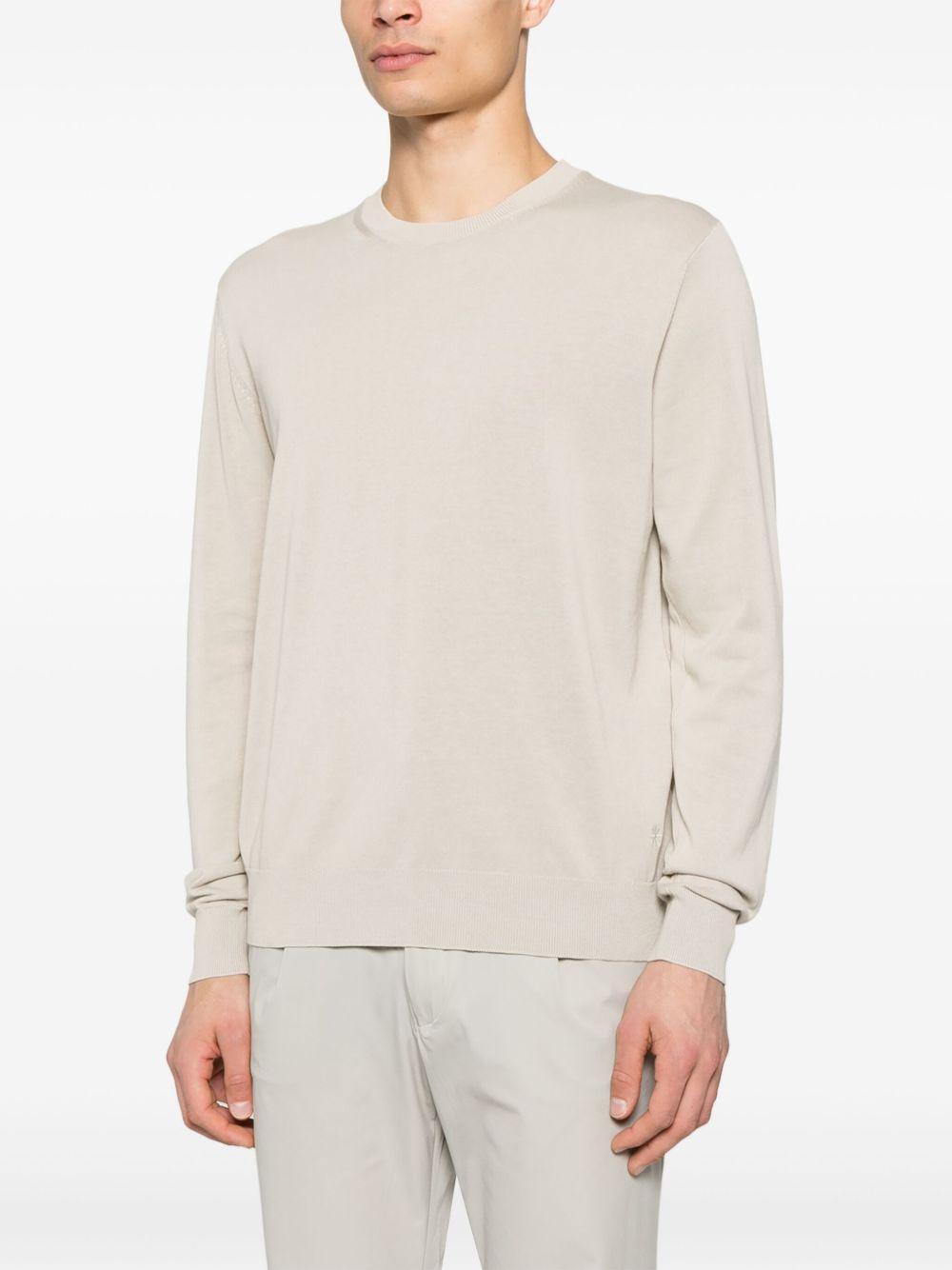 Maglione in filo beige