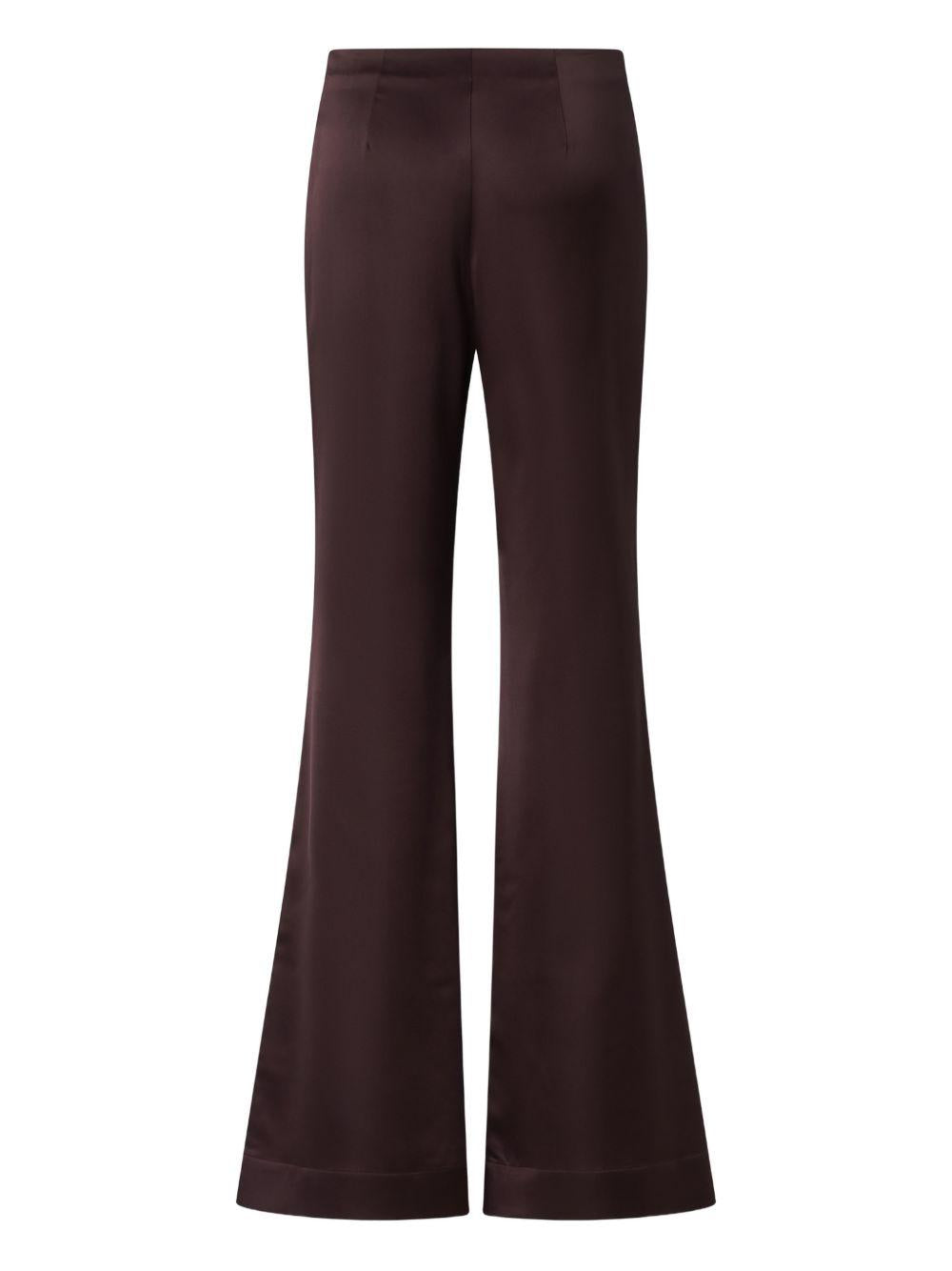 Pantaloni a zampa a vita alta 106434A361 R57 PINKO 