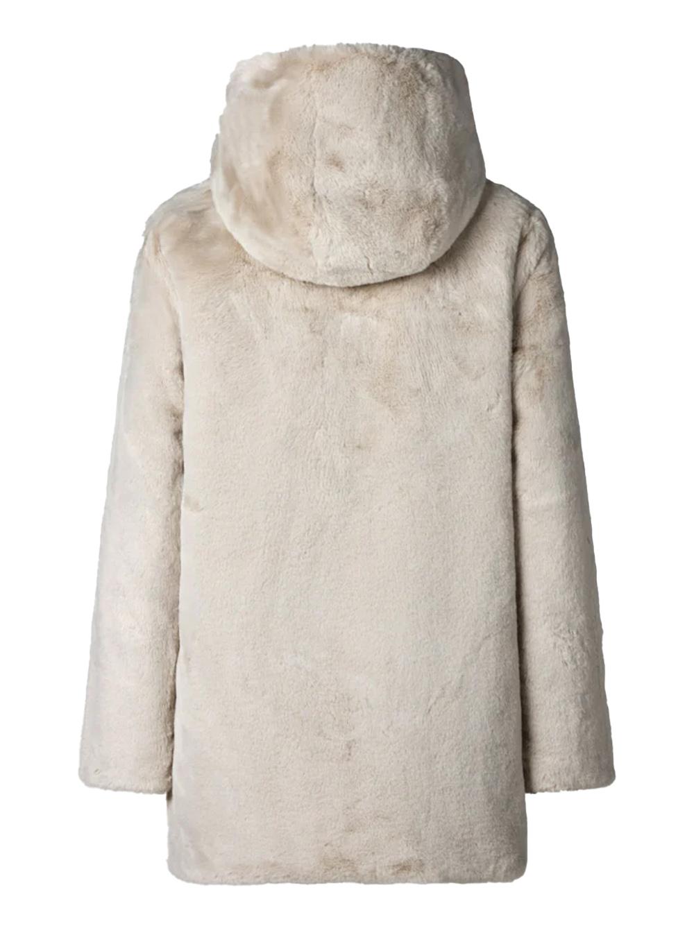 Giacca Bridget reversibile pelliccia ecologica D40070WFURY19 10034 SAVE THE DUCK 