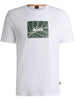 T-shirt Trough the jungle bianca