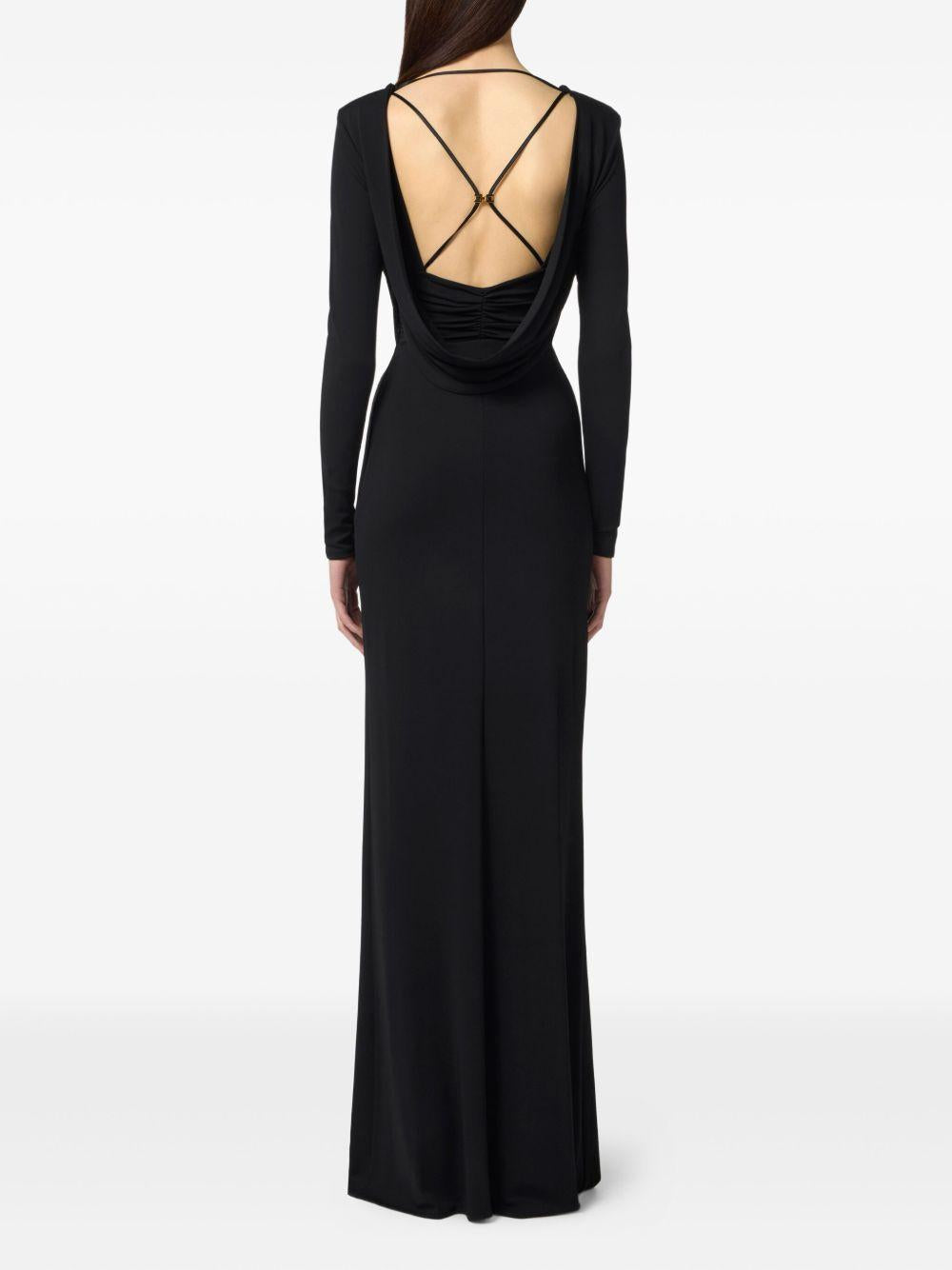 Abito Lungo Drappeggiato ABR0356E2 110 ELISABETTA FRANCHI 