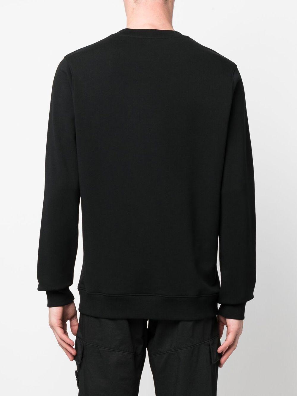 Felpa nero logo petto A17857228 2555 MOSCHINO COUT 