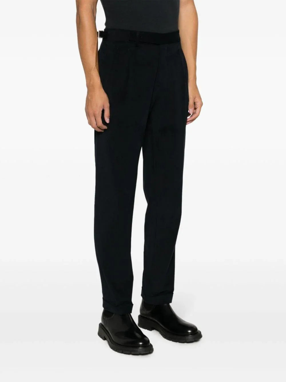 Pantaloni Uomo con Tasca Americana in Cotone