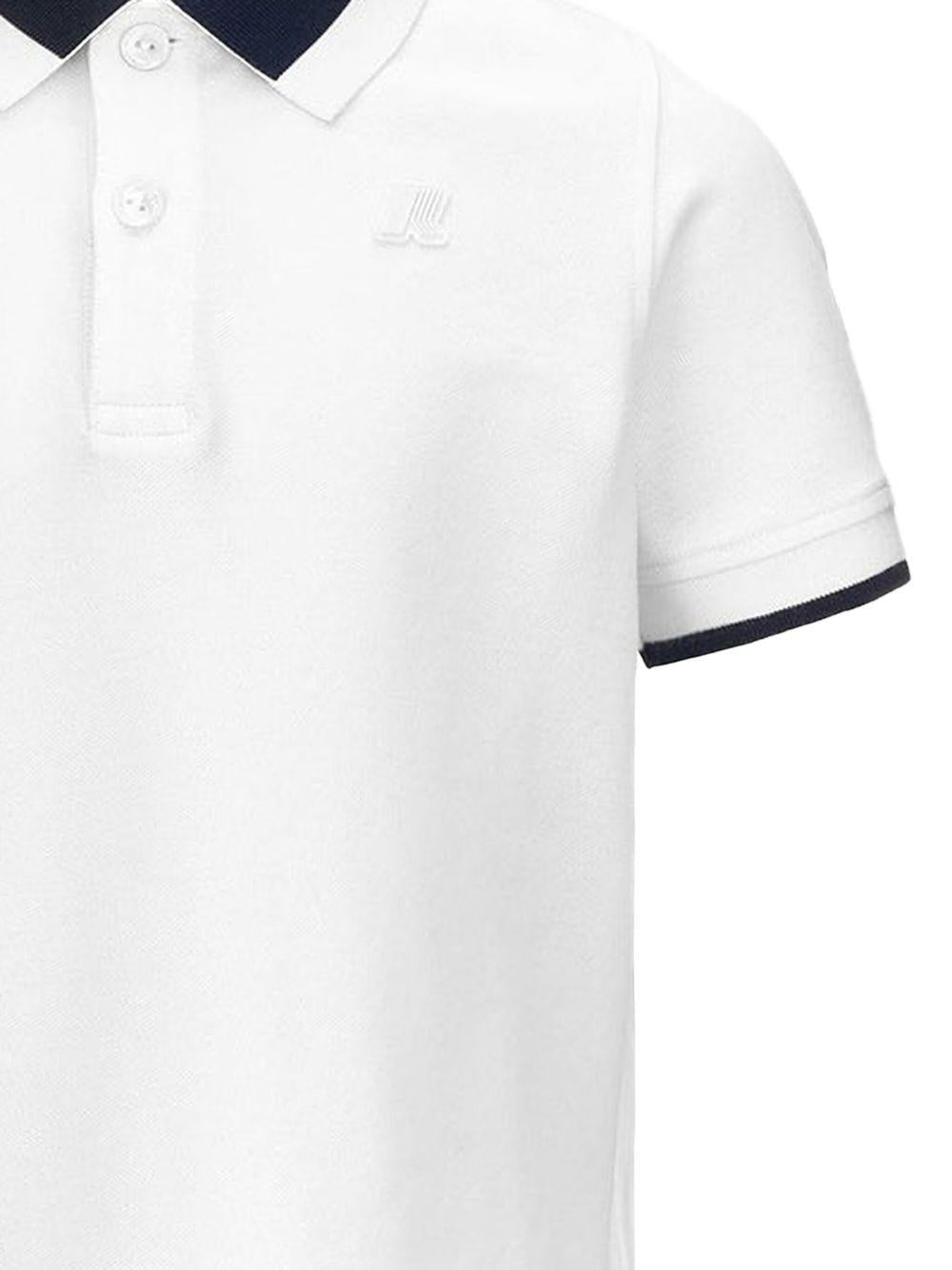 Polo p.ventoux pique bianca K6126PW 001 K-WAY KIDS 