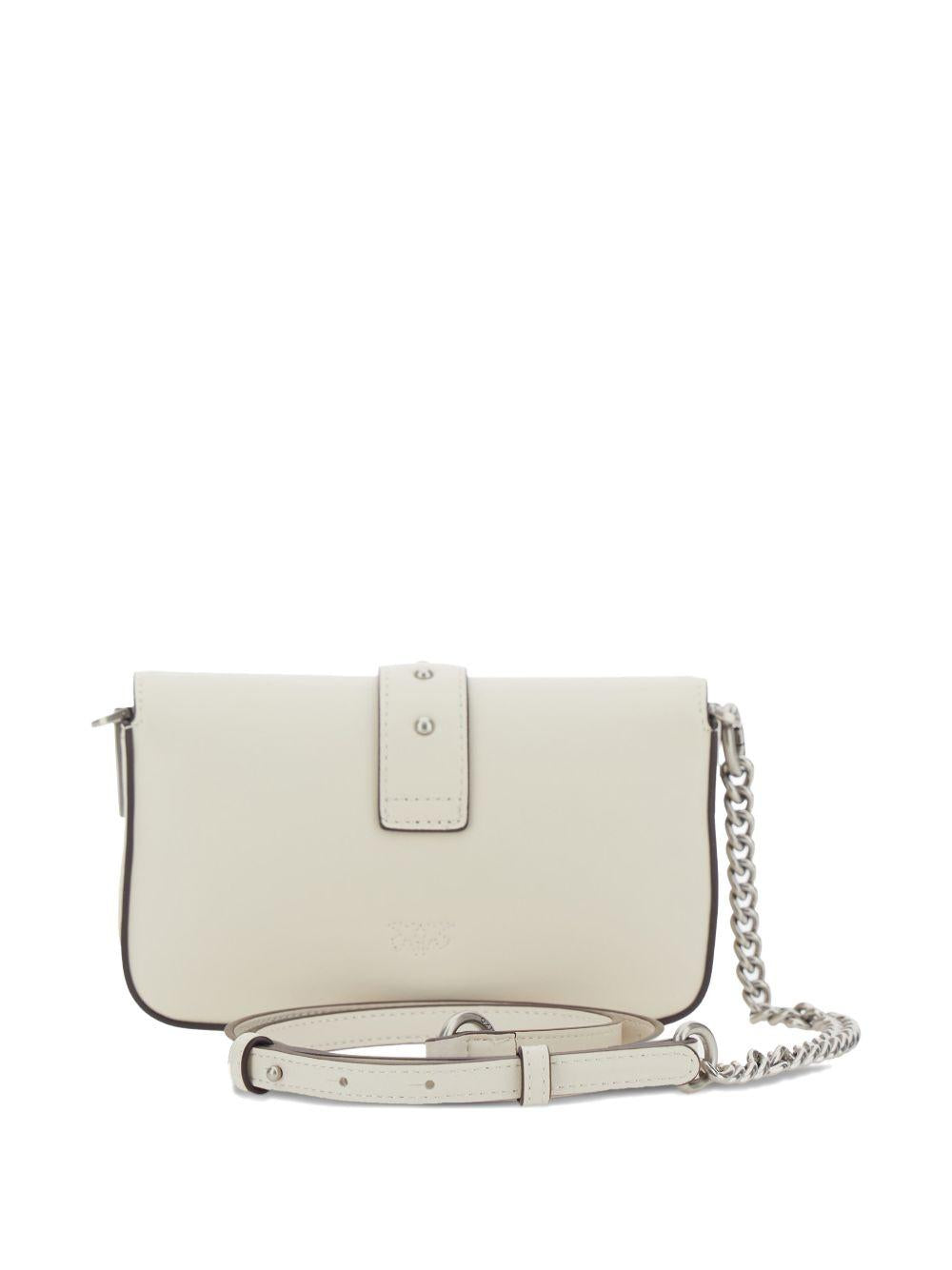 Borsa a spalla con fibbia a rondini 105353A0QO Z14O PINKO 