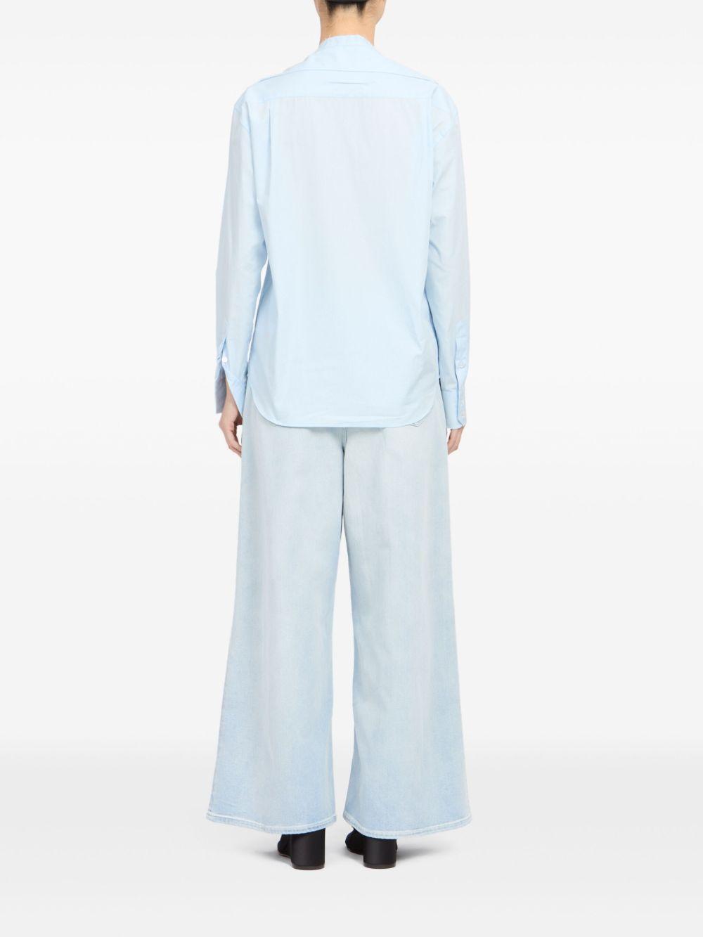 Camicia a maniche lunghe con colletto aperto S52DT0063M35480 501 MM6 MAISON MARGIELA 