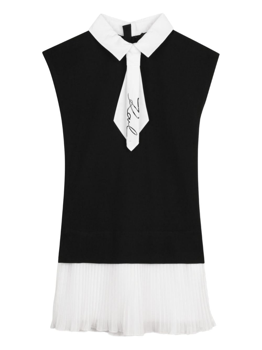 Abito senza maniche con colletto Z31151 M41 KARL LAGERFELD KIDS 
