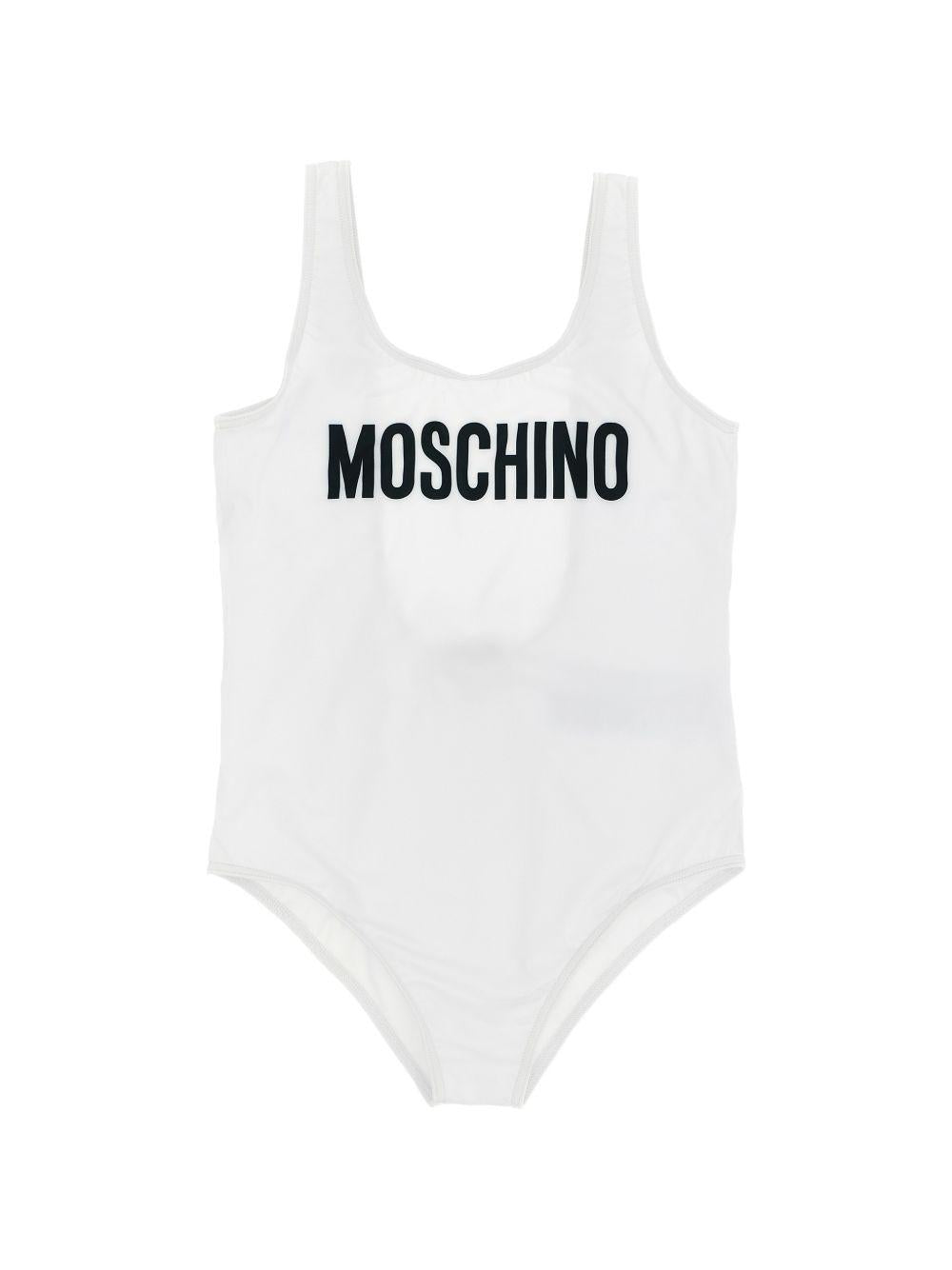 Costume intero con logo HDL016LKA11 10101 MOSCHINO KIDS 