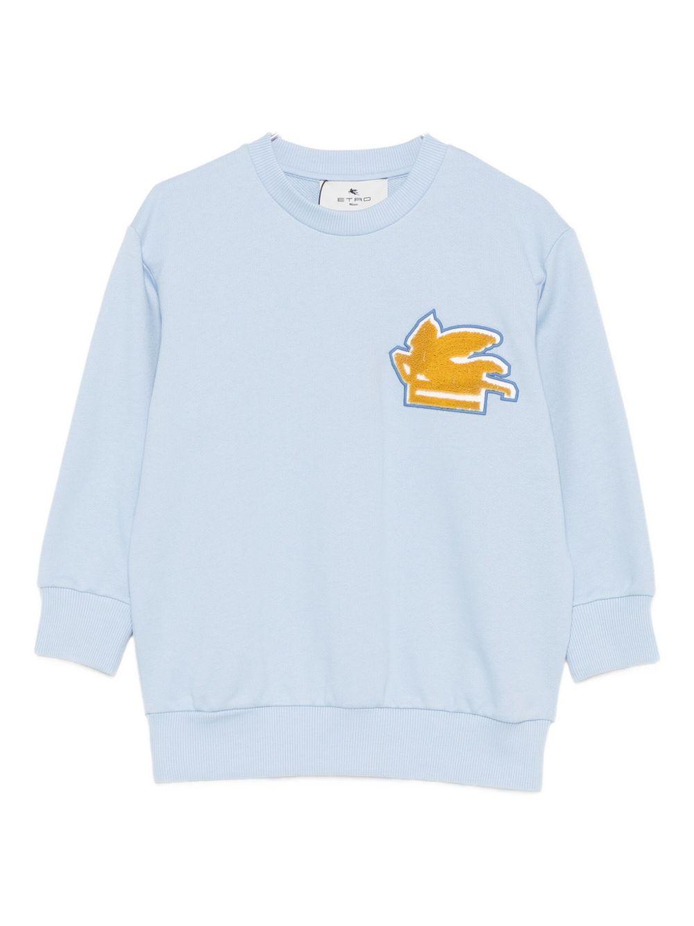 Felpa con Applicazione Pegaso GX4P40Z3183 650 ETRO KIDS 