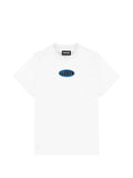 T-shirt in cotone con logo frontale
