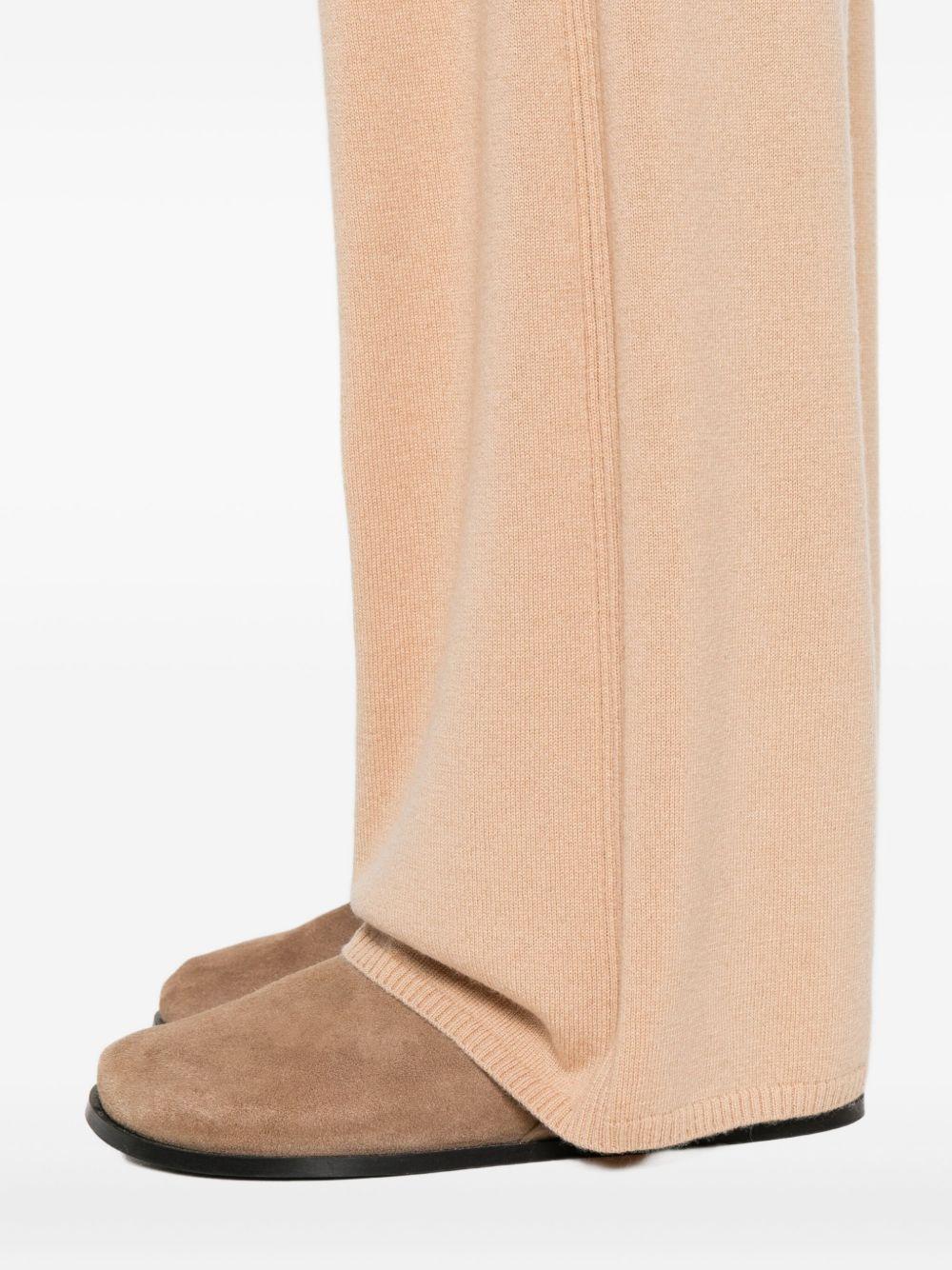 Pantaloni beige in maglia 105490A2Q9 C65 PINKO 