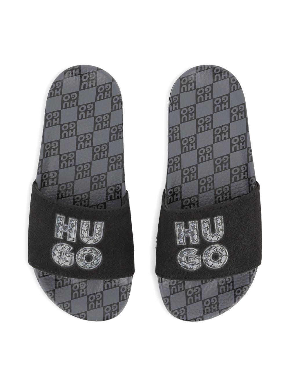 Ciabatte con logo G01151 09B HUGO KIDS 