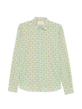 Camicia a righe in cotone