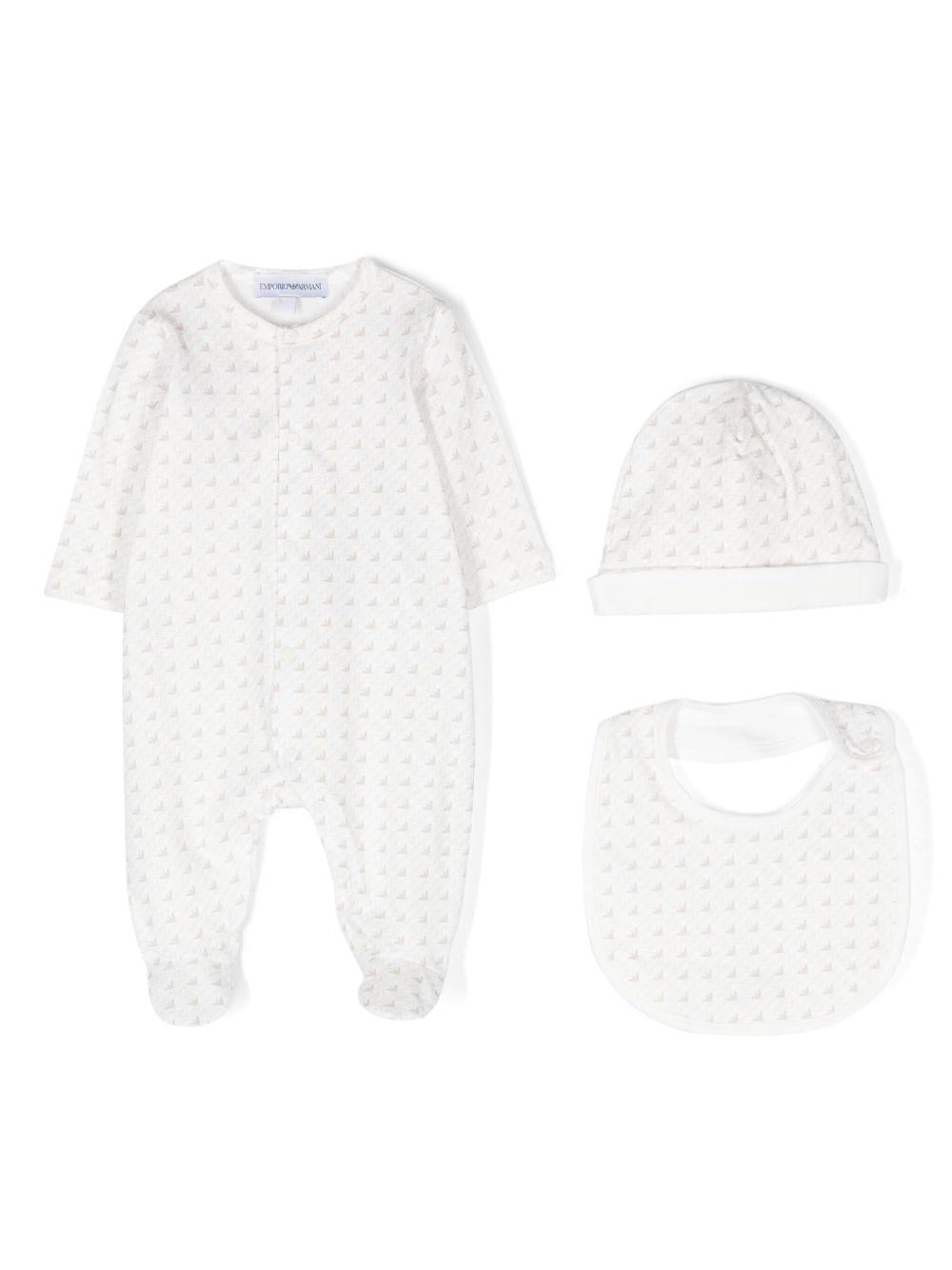 Set neonato logo monogram (3pz)