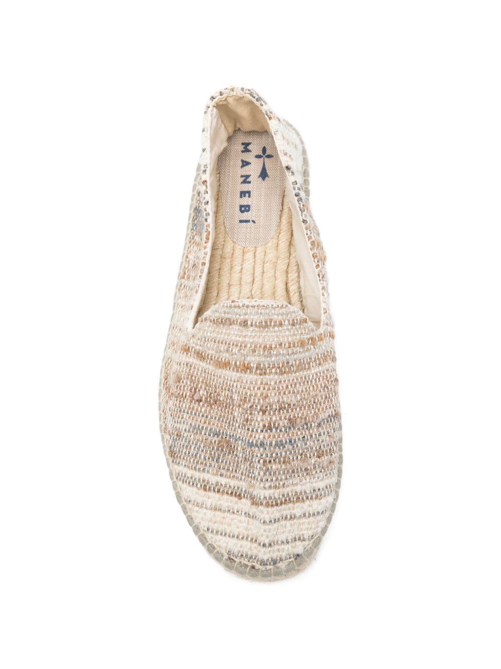 flat espadrilles X20C0 NATURAL MANEBI 