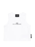 T-shirt in cotone senza maniche