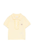 Polo in cotone con volant