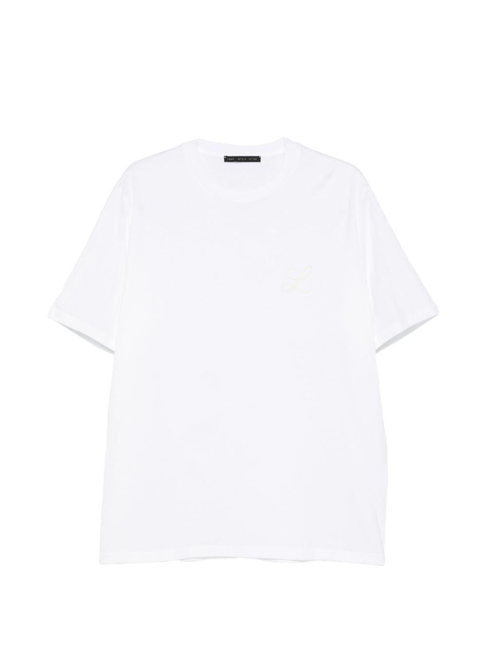 T-shirt in cotone girocollo LT26009 A001 LOW BRAND 