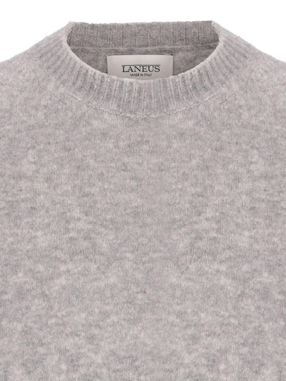 Maglione Grigio Mélange Girocollo F5LAMAJP015 101 LANEUS 