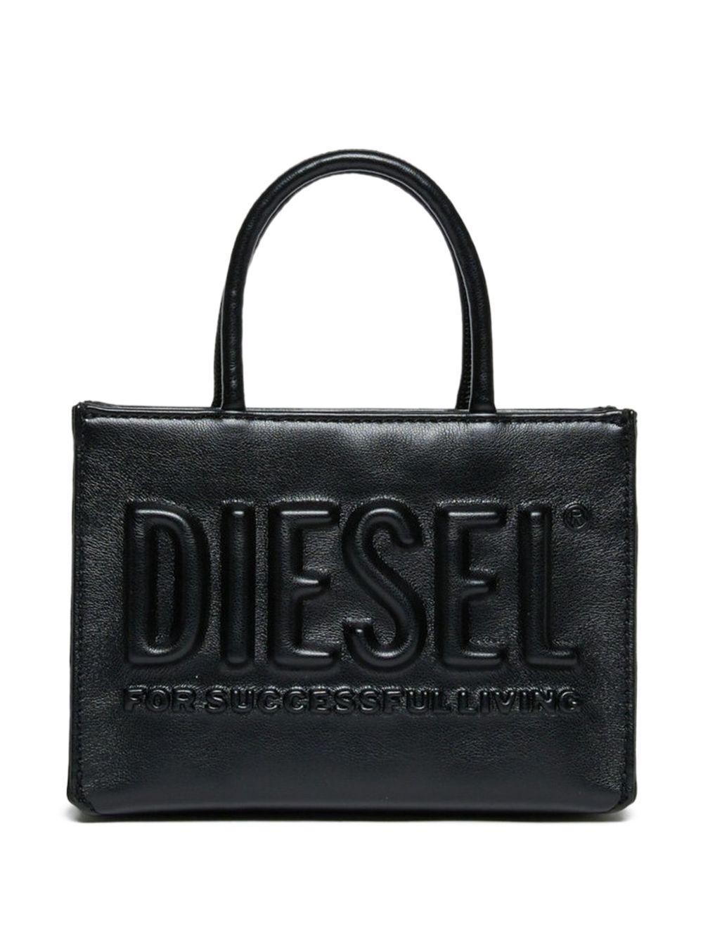 Borsa Mini Nera DSL 3D con logo J02529P8073 T8013 DIESEL KIDS 