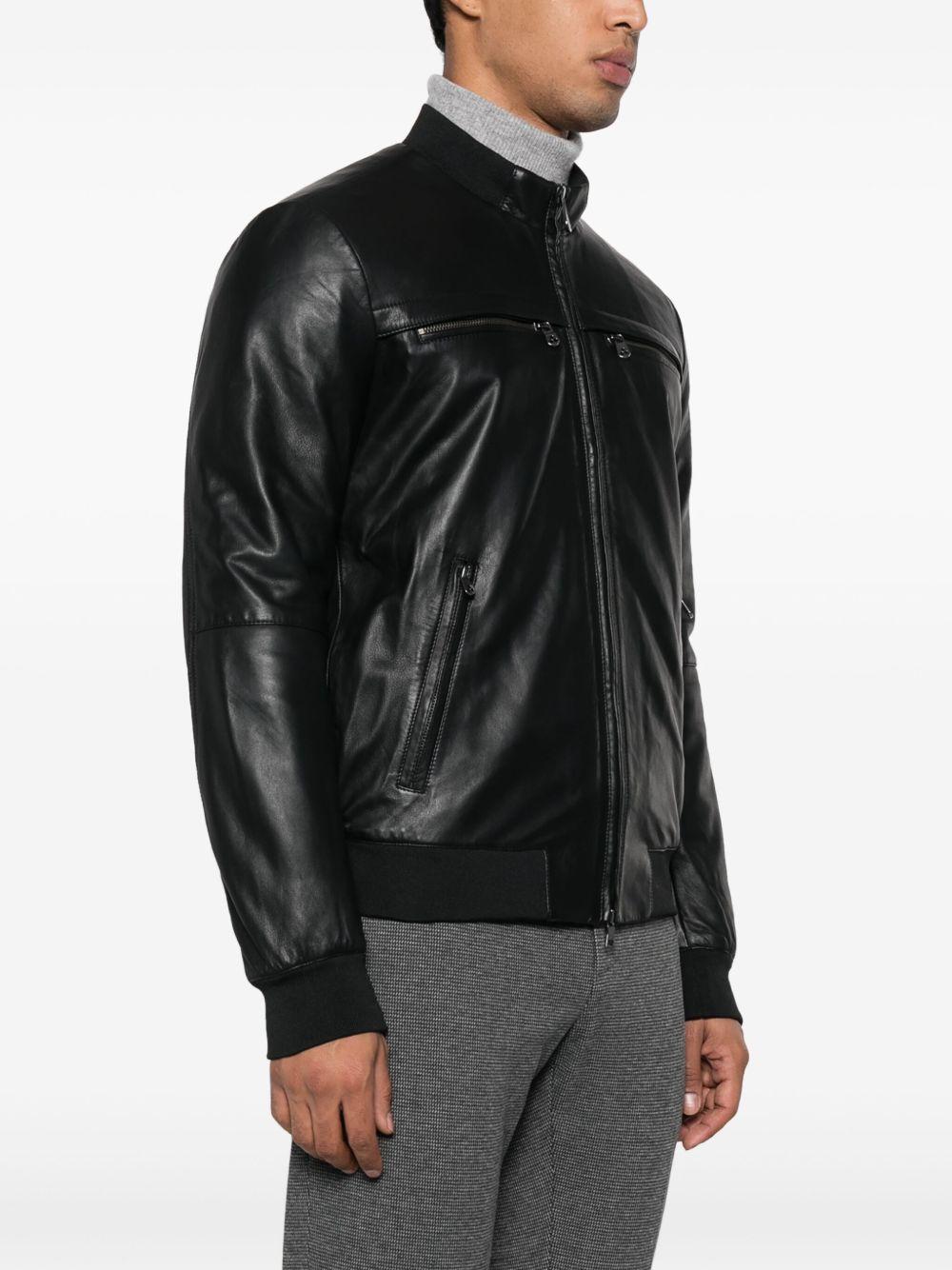 Giubbino sands leather ws04 nero